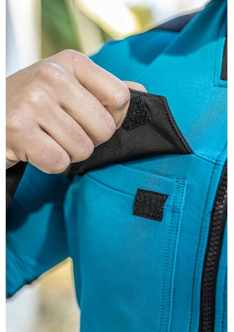 HOGERT BEELITZ elastic sweatshirt ocean mėlynas/juodas S (48)