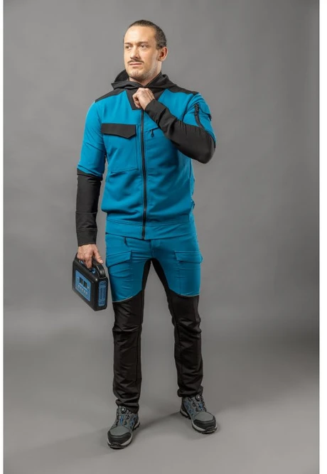 HOGERT BEELITZ elastic sweatshirt ocean mėlynas/juodas S (48)
