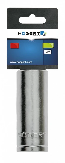 HOGERT Galvutės šešiakampės 3/8", 21 mm, ilgos, CrV