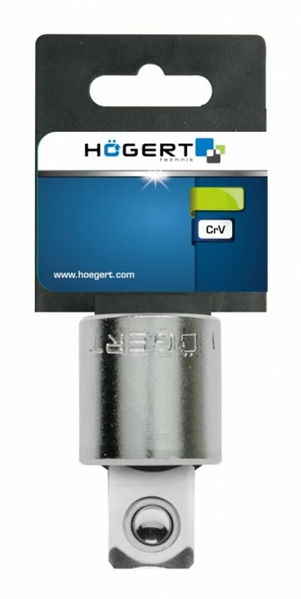 HOGERT Kištukinis adapteris 1/2" -3/8", 34 mm