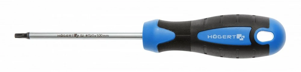 HOGERT Atsuktuvas Torx T20, 100 mm, S2 plienas