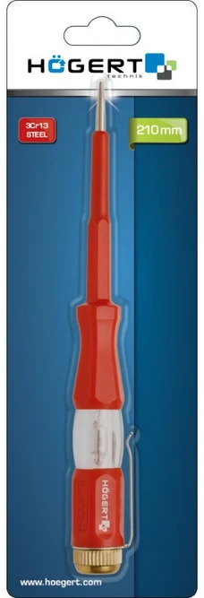 HOGERT Įtampos testeris 100-250 V, 140 mm