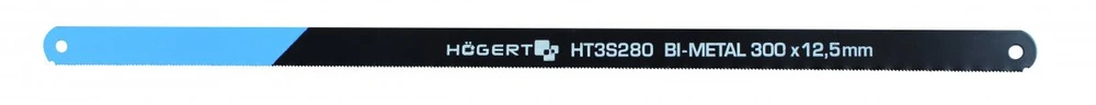 HOGERT Pjūklo geležtės 300 mm, plotis 12,5 mm, HSS plienas, bi-metalinės, 24 TPI, 2 vnt.