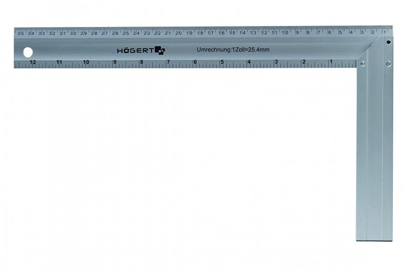HOGERT Aliuminio staliaus kvadratas 250x190 mm