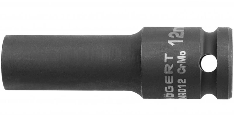 HOGERT Smūginis lizdas 1/2", 14 mm, CrMo, gilus