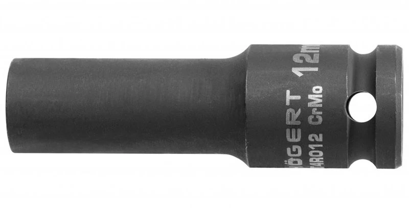 HOGERT Smūginis lizdas 1/2", 22 mm, CrMo, gilus