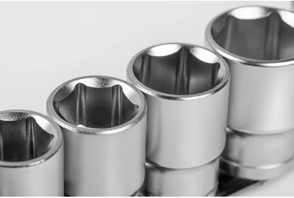 HOGERT 1/2" hex socket wrench set. 8 pcs.