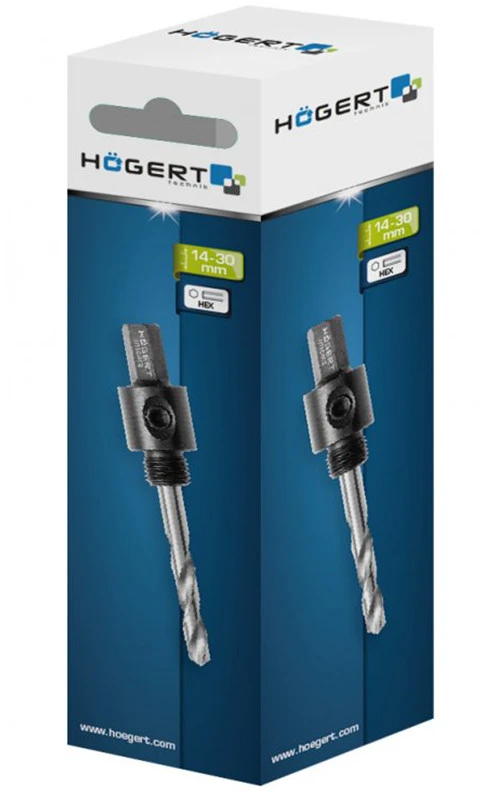 HOGERT Bimetalinis skylių pjovimo strypas 14-30 mm, šešiakampis 3/8"