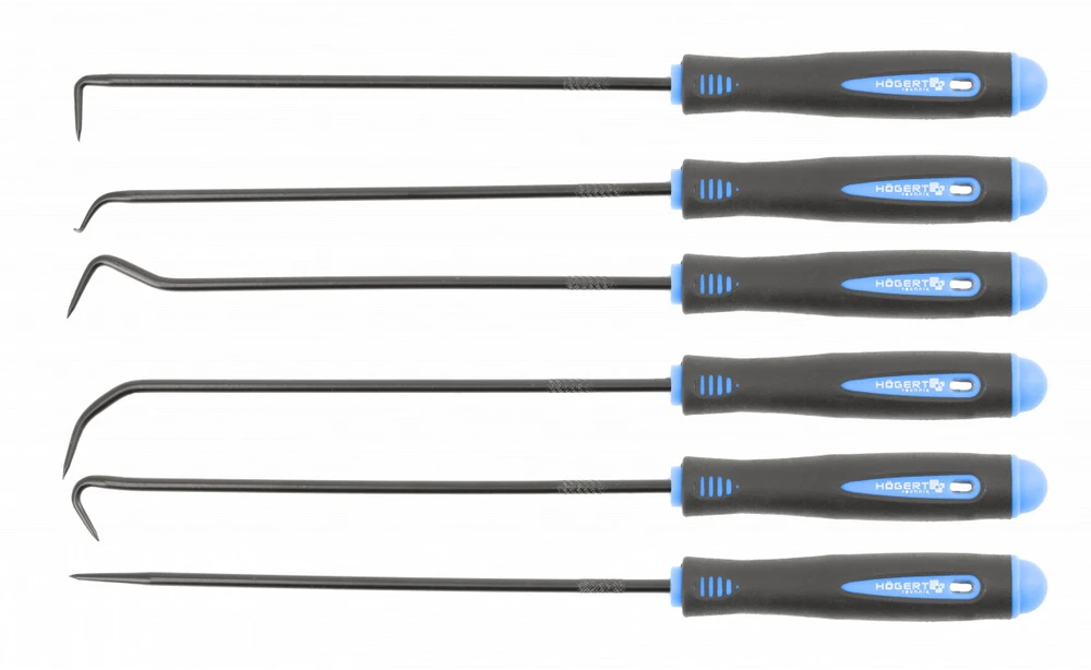 HOGERT Itin ilgas pick&hook rinkinys 6 vnt.