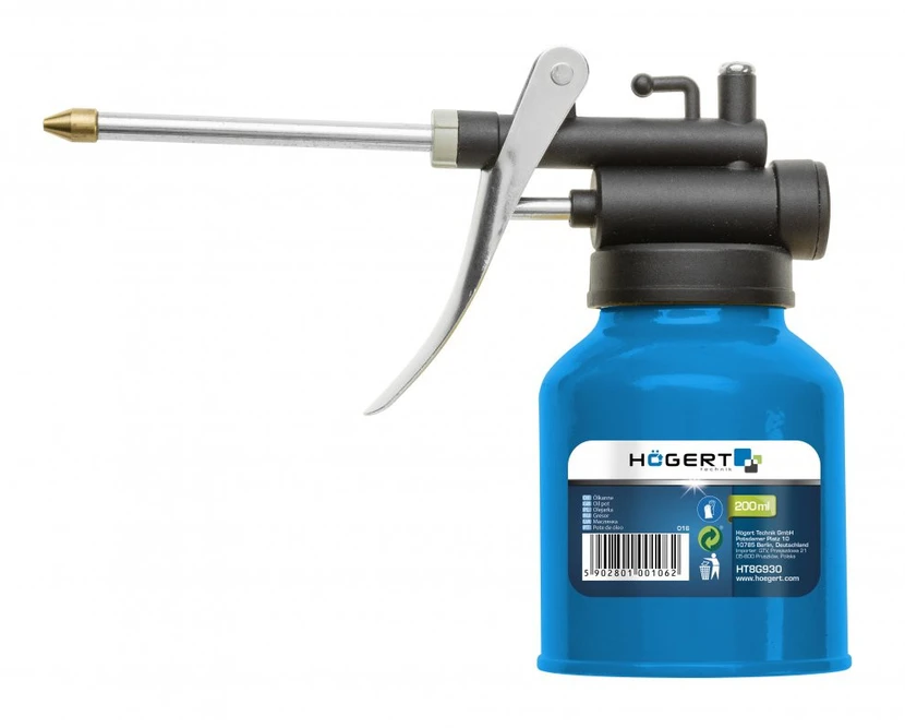 HOGERT Metalinė slėginė alyvos skardinė 200 ml