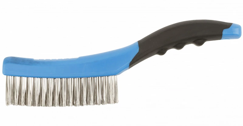 HOGERT Inox wire brush, 4 x 16