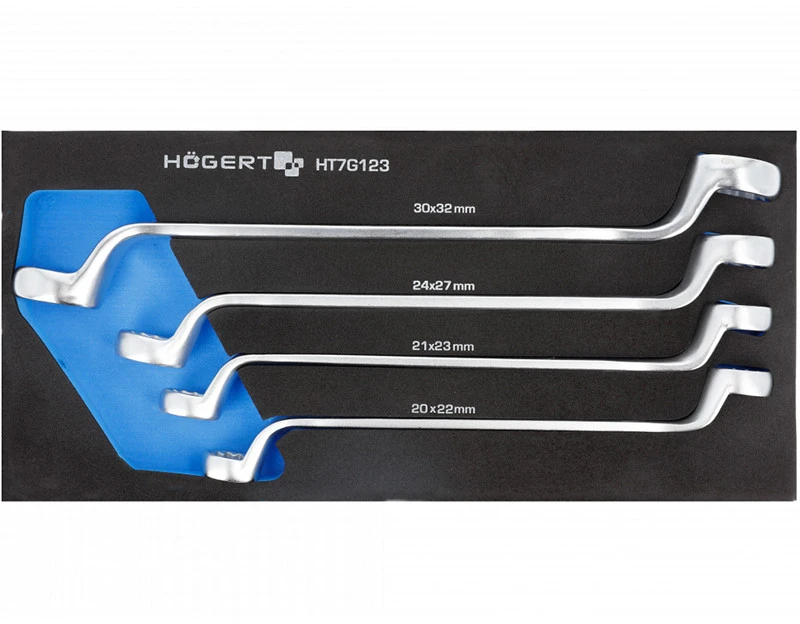 Raktų komplektas Hogert HT7G123; 20-32 mm; 4 vnt.