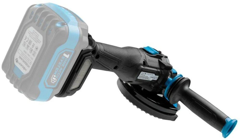 HOGERT Brushless Kampinis šlifuoklis With Speed Adjustable 125mm 18V