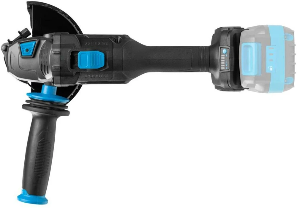 HOGERT Brushless Kampinis šlifuoklis With Speed Adjustable 125mm 18V