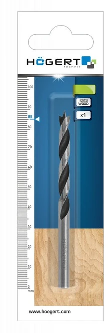 HOGERT Medienos grąžtas 4 x 75 mm