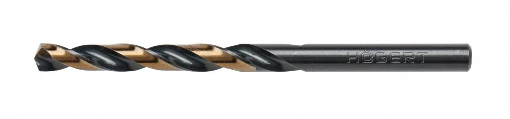Grąžtas HOGERT Gręžtuvai metalui 10,5 mm, dalytu smaigaliu, 5 vnt.