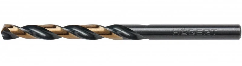 Grąžtas HOGERT Gręžtuvai metalui 8,0 mm, dalytu smaigaliu, 5 vnt.
