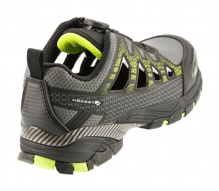 HOGERT PAGLAU safety sandals LACE SYSTEM S1PS SR FO juodas/žalias 41