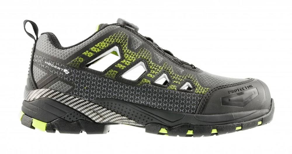 HOGERT PAGLAU safety sandals LACE SYSTEM S1PS SR FO juodas/žalias 46