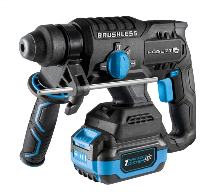 HOGERT BRUSHLESS HAMMER DRILL WITH CHISELING FUNCTION 18V