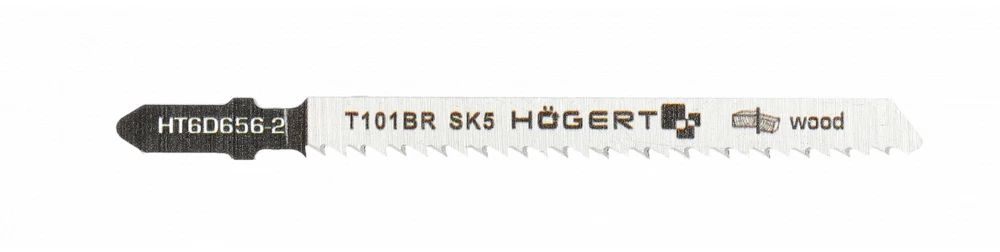 HOGERT Jiginio pjūklo ašmenys 100 mm, švaraus pjovimo, pjūvio gylis: 4-30 mm, 2 vnt.