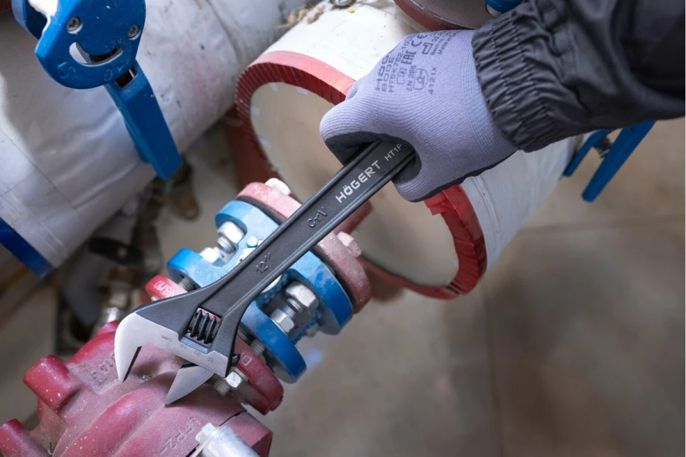 HOGERT HOEGERT Adjustable wrench 12''/300 mm