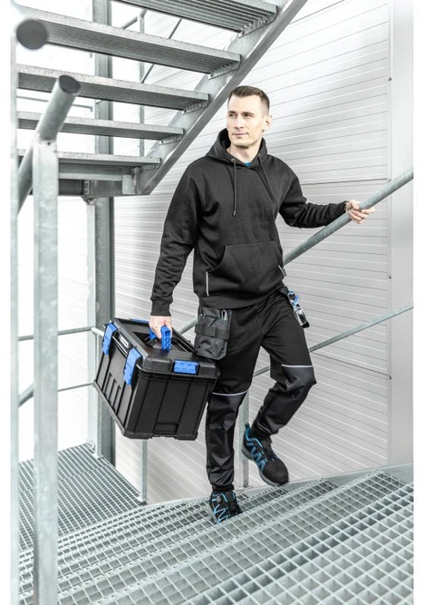HOGERT SCHMUTTER apsauginiai batai LACE SYSTEM S1P SRC tamsiai pilka/mėlyna 43