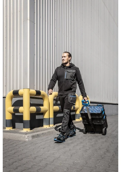 HOGERT WARNOW apsauginiai batai RIPSTOP S1PL SR FO juoda/mėlyna 45