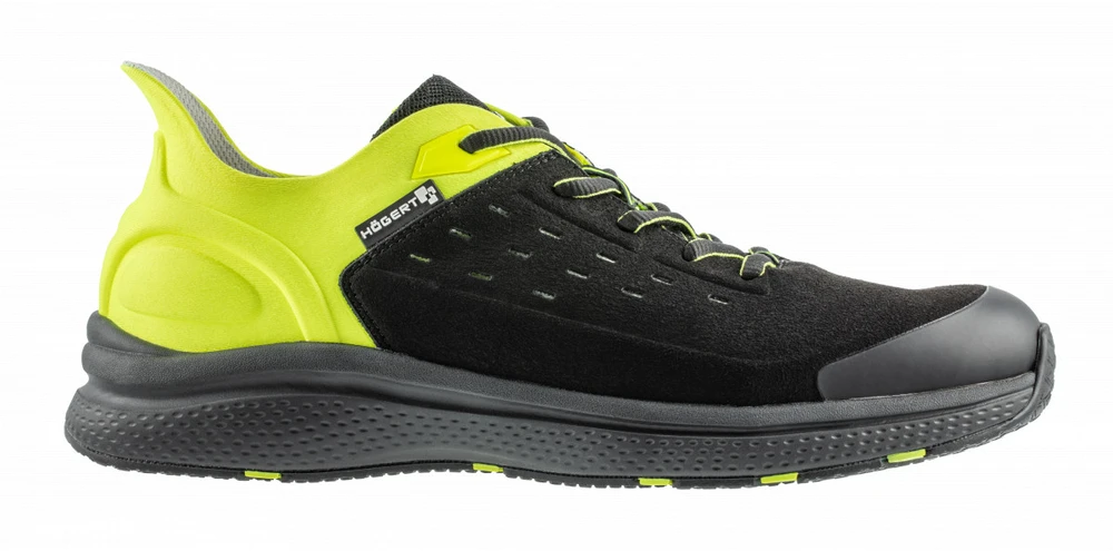 HOGERT SAUTEN light safety shoes O1 FO SR juodas/yellow hi-vis 43