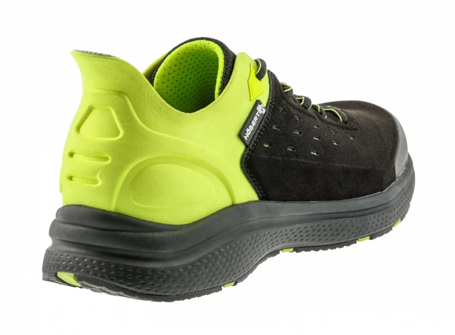 HOGERT SAUTEN light safety shoes O1 FO SR juodas/yellow hi-vis 46