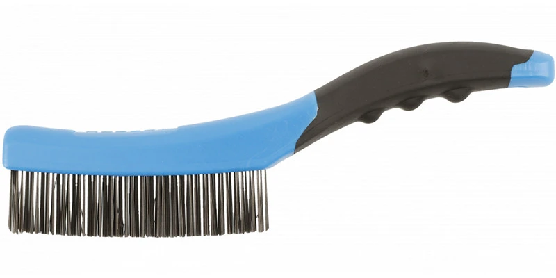 HOGERT Steel wire brush, 4 x 16