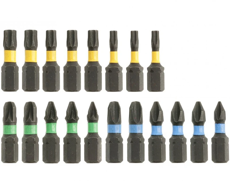 HOGERT Impact bits 20 pcs mix 25 mm