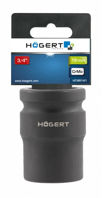 HOGERT Trumpasis smūginis lizdas 19 mm