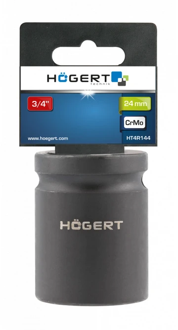 HOGERT Trumpas 24 mm smūginis lizdas