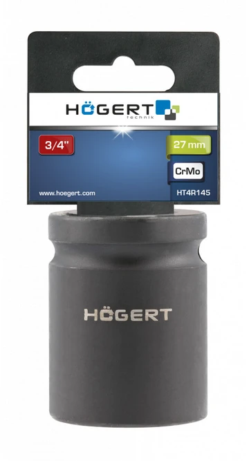 HOGERT Trumpasis smūginis 27 mm lizdas