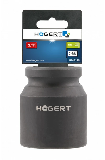 HOGERT Trumpasis smūginis lizdas 33 mm