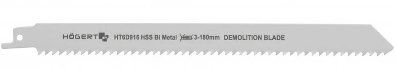 HOGERT 230 mm universalus stūmoklinis pjūklas (medienai, į medieną panašioms medžiagoms, metalui