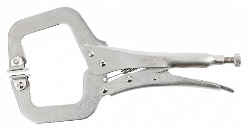 HOGERT Suvirinimo replės 280 mm, "C"