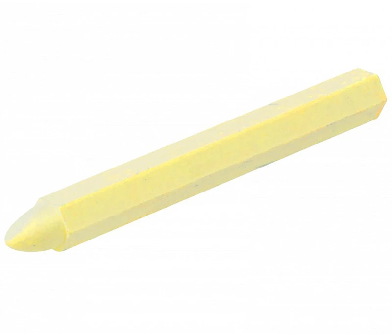 HOGERT Geltonos spalvos techninė kreida, 120 mm, 12 vnt.