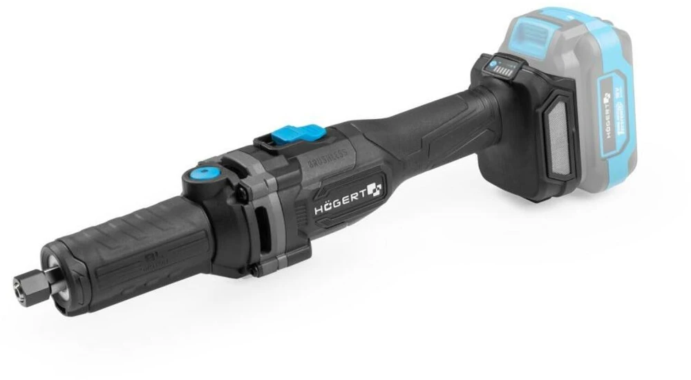 HOGERT 18V Brushless Straight Grinder