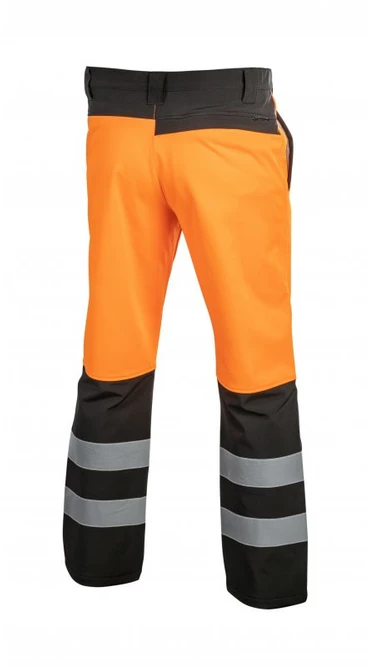 HOGERT TRAUN softshell įspėjamosios kelnės oranžinės L