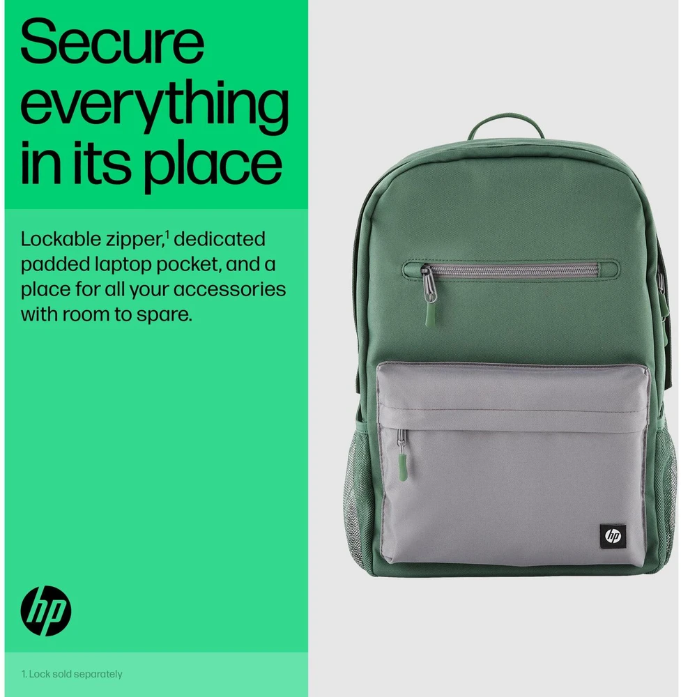 Hewlett Packard (HP) kuprinė Campus žalia 15,6 colio – 7J595AA