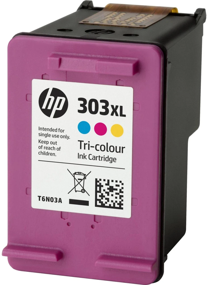 Hewlett Packard (HP) HP 303XL Tri-color High Yield (T6N03AE) Rašalinė kasetė, CMY