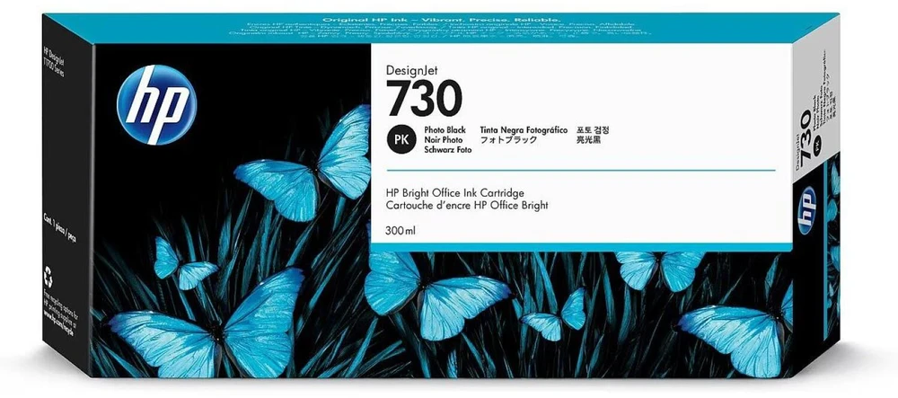 Hewlett Packard (HP) HP 730 300 ml foto rašalo kasetė