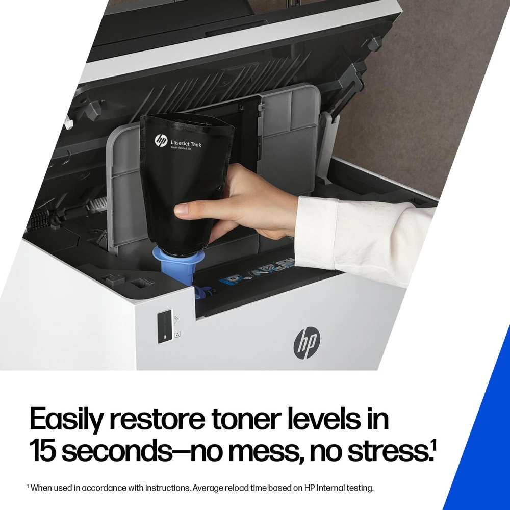 Hewlett Packard (HP) „HP 153X High Yield Juodas Toneris Reload Kit“, 5000 puslapių, skirtas HP LaserJet bakui