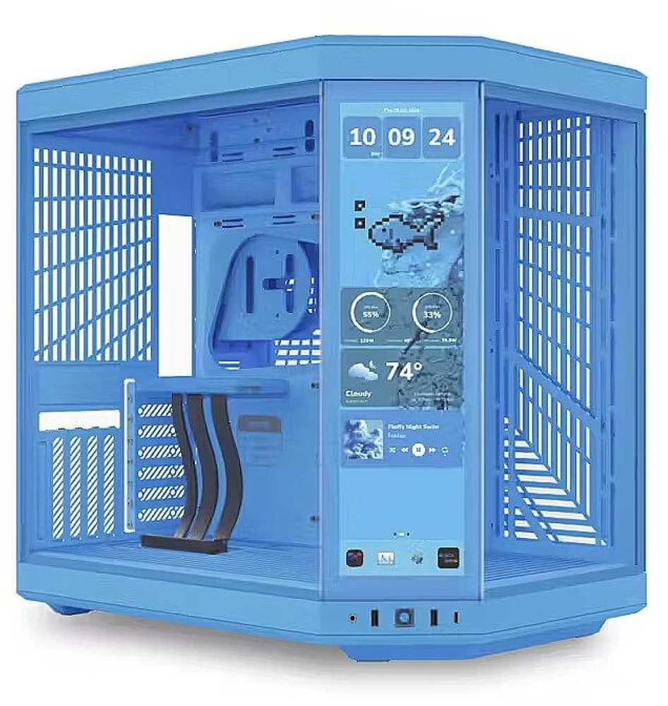 HYTE Y70 touch infinite Ekranas Upgrade Blueberry Milk