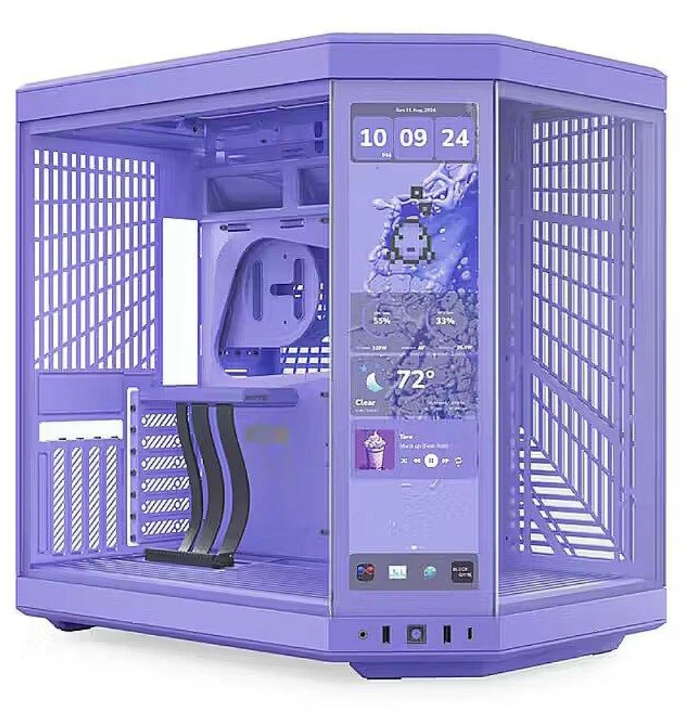 HYTE Y70 touch infinite Ekranas Upgrade Taro Milk