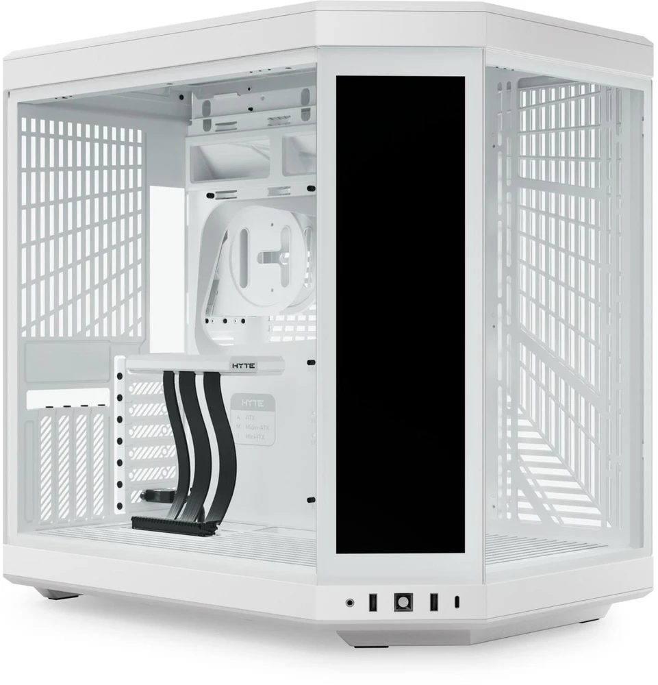 „Hyte Y70 Midi Tower Touch Infinite“ – balta