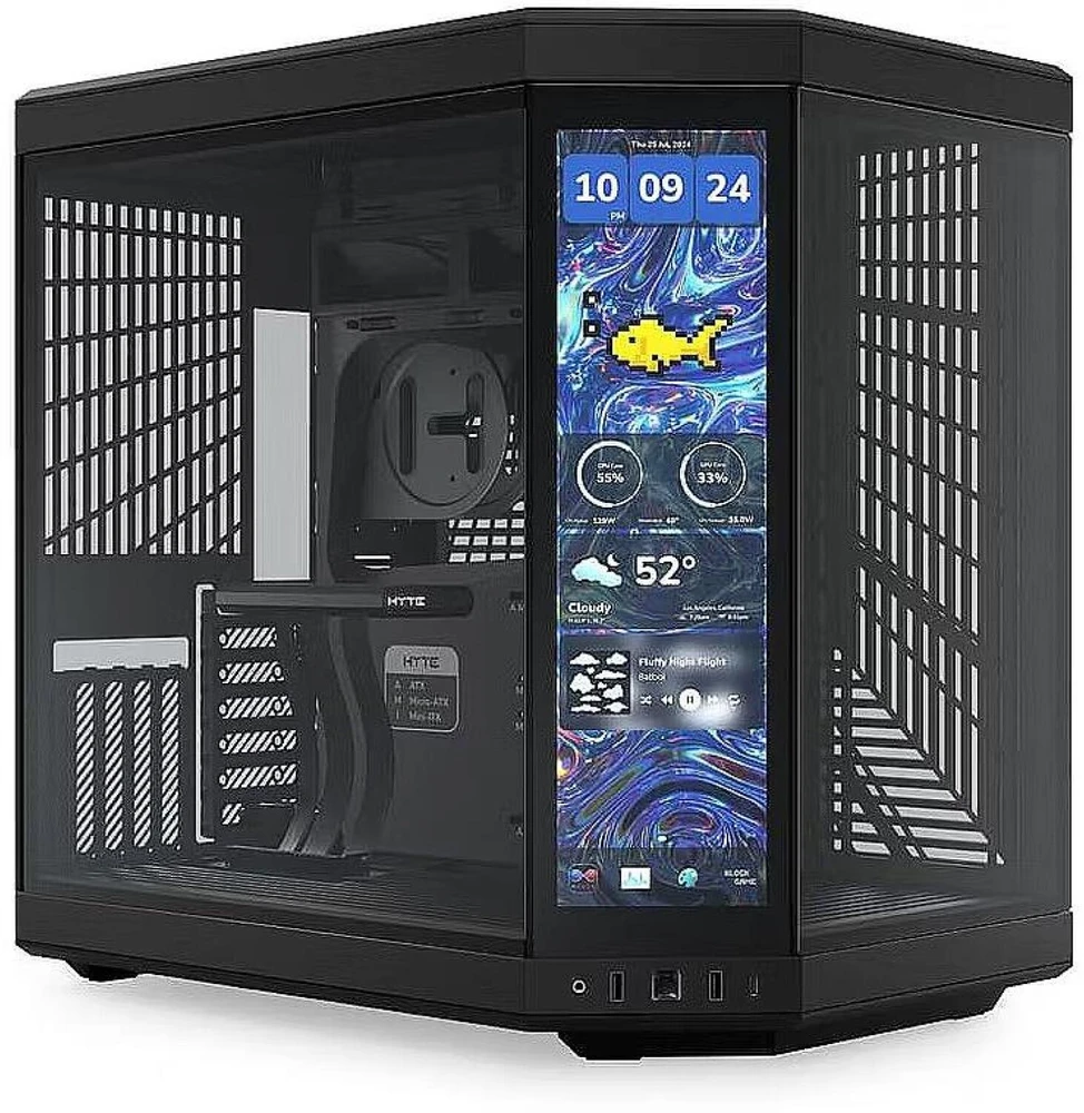 Hyte Y70 Touch Infinite Pitch – juoda
