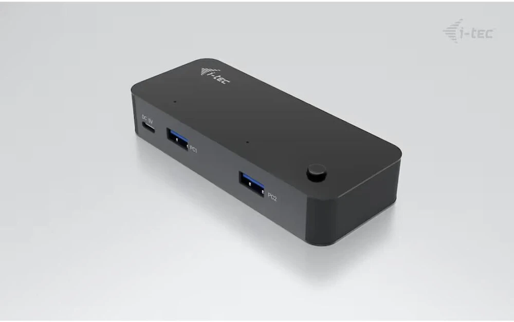 I-tec USB-C/USB-A Universalus KVM HUB 2x USB-C (5Gbps) + 2x USB-A 3.0 (5Gbps) USB-C Maitinimas 5V/3A-15W max (2x kabeliai 100cm)